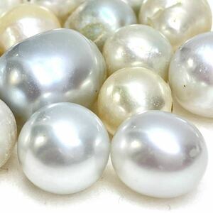 ［南洋白蝶真珠24点おまとめ］M 重量約50.0g 約250ct 9.5-12.5mm珠 pearl パール ルース 裸石 宝石 ジュエリー jewelry DI0 ②