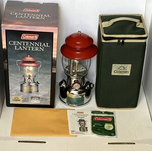 コールマン CENTENNIAL LANTERN 2001年4月製 新品未使用　断捨離出品　送料無料！ （コールマン ランタン コレクション出品中）