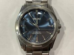 1円〜 訳あり稼働品 SEIKO セイコー KINETIC キネティック 5J21-0A10 自動巻き ローター音有 要オーバーホール品 ジャンク品扱