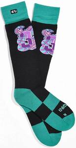 Thirtytwo Double Snowboard Socks Black L/XL 靴下 ソックス