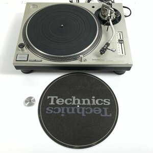 Technics SL-1200MK3D テクニクス レコードプレーヤー DJ [カートリッジ SHURE/M44-7EP]　アダプター/スリップマット付き★動作品