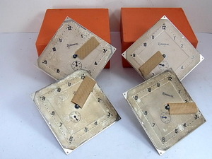 STEINITE置き時計　機械と文字板４個（未使用）５