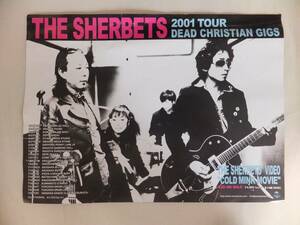 THE SHERBETS シャーベッツ 2001 TOUR DEAD CHRISTIAN GIGS チラシ フライヤー