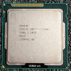 【中古】Intel Core i7 2700K Sandy Bridge LGA1155