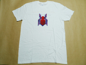 未使用 非売品 激レア◇MARVEL スパイダーマン ホームカミング Tシャツ ホワイト M◇マーベル SPIDER-MAN HOME COMING 両面プリント