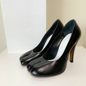 ☆未使用 メゾン マルジェラ Maison Margiela ハイヒール タビ パンプス 黒 size 38 イタリア製 足袋 シューズ