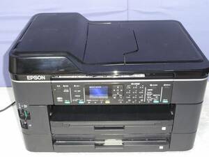 EPSON★A3対応ファックス複合機【PX-1700F】A4&A3カラーコピー印刷動作確認●インク装着有●2013年製▼中古現状品