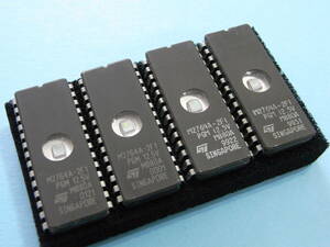 ★ STマイクロ . EPROM. MBM2764 ８個セット. 未使用品 (消去確認済み) A-348 ★