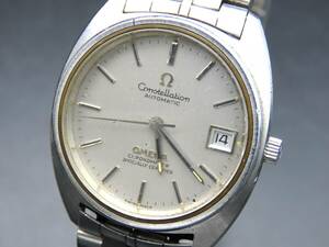 1円 ジャンク品 稼働有 正規品 OMEGA オメガ ST168.0056 コンステレーション 自動巻き Cal.1011 デイト 純正ブレス メンズ腕時計 TTKLG5565