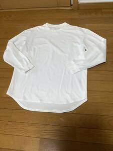 GU　FUNCTIONAL MATERIAL DRY 長袖 Tシャツ　白　Mサイズ 洗濯済み　中古品　送料230円