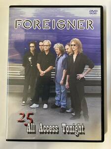 ジャンク DVD「FOREIGNER フォリナー 　25・オール・アクセス・トゥナイト」 ALL ACCESS TONIGHT