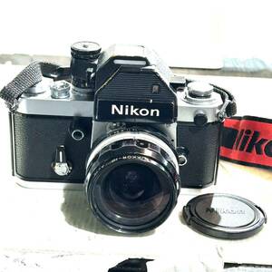 ニコン Nikon F2 フォトミック シルバー ボディ フィルム マニュアルフォーカス 一眼レフカメラ (B3986)