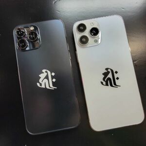 ■梵字ステッカー　黒　申年さる　大日如来　バン　干支　切り文字　カッティングシール　スマホiphone　送料無料