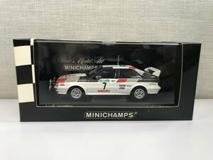 【１円スタート】1/43　ミニチャンプス アウディ クアトロ Rally of Portugal 1982 Winners #7 MINI CHAMPS Audi Quattro ZC