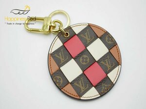 LOUIS VUITTON　ルイヴィトン　ポルトクレ　モノグラムチェック　キーリング　チャーム　M68657　CX0179