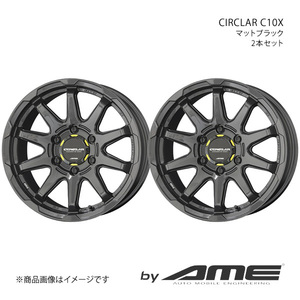 CIRCKAR C10X アルミホイール2本セット ランドクルーザープラド ##J15#(2009/9～)【17×8.0J 6-139.7 +20 マットブラック】 共豊