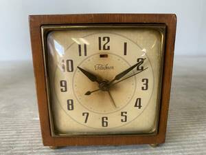 ROSE BOWL ロサンゼルスで購入 Telechron 7H209 電気目覚まし時計 ビンテージ 1950年代 USA仕入れ 置時計 米国製 アンティーク