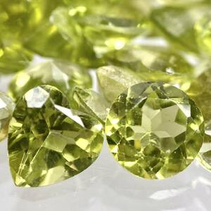 大量!!(天然ペリドットおまとめ)m 100ct 裸石 宝石 peridot jewelry ジュエリー ルース ②