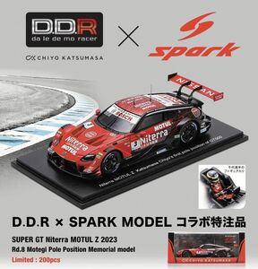 激レア！200台限定 特注 1/43 スパーク Niterra MOTUL Z 2023 もてぎ PP 千代 スーパーGT ニスモ 検 GT-R スープラ SC NSX シビック エブロ