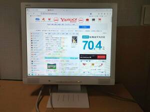 NEC LCD72VM-V L174F1 17インチ 1280x1024 スピーカー内蔵 動作確認済み ケーブル付属