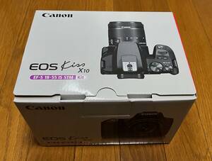 Canon キャノン デジカメ デジタル一眼レフカメラ EOS Kiss X10 標準ズームキット 黒 ブラック　 送料無料 新品未使用