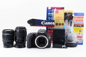 デジタル一眼レフ カメラ Canon EOS Kiss X9標準&望遠ダブルレンズセット/EF80-200㎜1:4.5-5.6/EF18-55㎜1:4-5.6 IS STM ☆109200750058