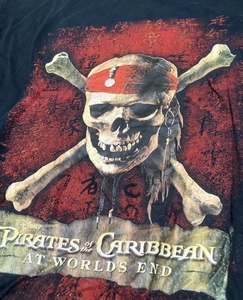 VINTAGE Disney Pirates Of The Caribbean ヴィンテージ パイレーツ・オブ・カリビアン ワールド・エンド プロモーション Tシャツ
