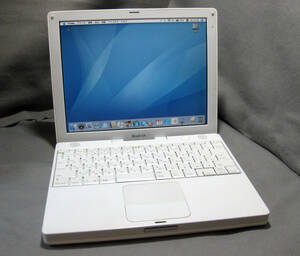 箱m646 ibook G4 12インチ A1133 1.33Ghz リストア os10.4.2 Airmac 最終バージョン クラシック環境 