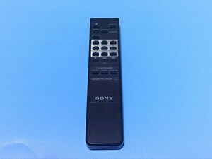 04島79　除菌・清掃済　SONY ソニー カセットデッキ用リモコン RM-J701 　赤外線発光確認済