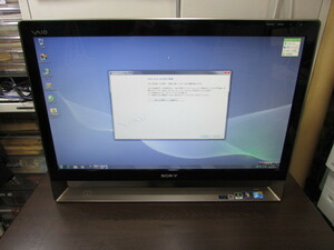 【YDT0523】★SONY VAIO VPCL14ZHJ PCV-A1115N Core2QuadQ9550S 2.83GHz/12GB/2TB/BD-ROM/24Winch/FHD/Win7Ultimateセットアップ済★中古