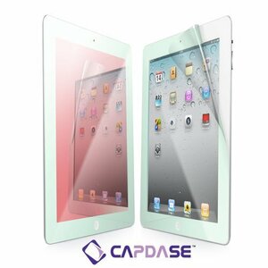 即決・送料込) CAPDASE iPad Retinaディスプレイモデル (第4世代)/iPad (第3世代)/iPad 2 ミラー液晶保護シート ScreenGuard mira Red