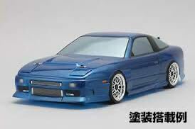 ドリフトカー用 NISSAN 180SX ストリートバージョン ボディ (マスキング&ライトデカル付) SD-180BS