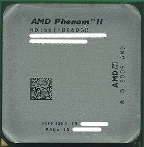 【中古】【ゆうパケット対応】AMD Phenom II X6 1055T(125W) 2.8GHz AM3 HDT55TFBK6DGR [管理:3001081]