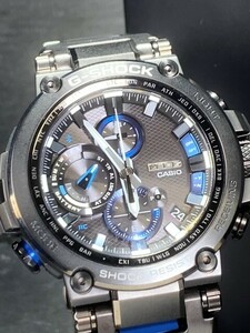 超美品 CASIO カシオ G-SHOCK ジーショック MTG 腕時計 電波ソーラー腕時計 無垢バンド、レイヤーコンポジットバンド MTG-B1000BD-1AJF
