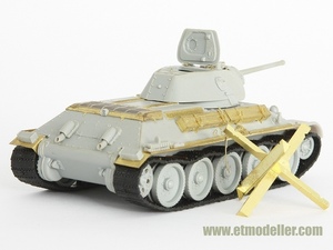 ET MODEL 1/72 E72-005 WWII ソビエト T-34/76 1941年型（ドラゴン用）