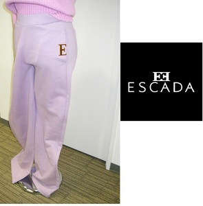【新品】ESCADA（エスカーダ）スウェット　ジャージ上下　スポーティーウエア　楽ちん　室内着　おしゃれパジャマ　おしゃれ　パンツ