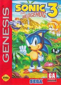送料無料 北米版 海外版メガドライブ ソニック・ザ・ヘッジホッグ3 GENESIS Sonic the Hedgehog 3 ジェネシス 