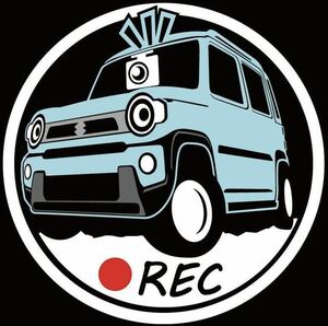 マンガ調　ハスラー　jスタイル　ドライブレコーダー　ドラレコ　ステッカー　カッティングステッカー