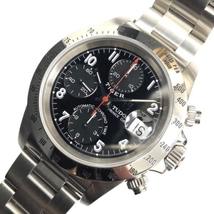 チューダー/チュードル TUDOR クロノタイム タイガー 79280 ブラック ステンレススチール 腕時計 メンズ 中古