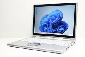 1円スタート ノートパソコン Windows11 2in1PC 第7世代 Core i5 Panasonic レッツノート CF-XZ6 Windows10 SSD256GB メモリ8GB タッチ