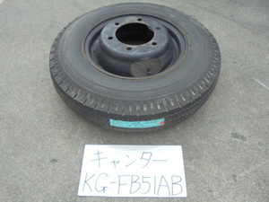 キャンター　13年　KG-FB51AB　ホイール付タイヤ　550　13　8PR　1本　5.50　13　8PR