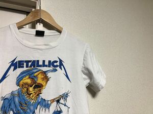 【送料込み】METALLICAメタリカagainstアゲインスト半袖プリントTシャツバンドTシャツ