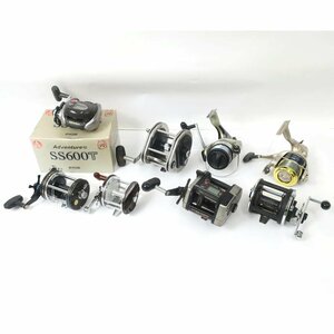 DAIWA SHIMANO RYOBIほか/オールドリール8点セット メーカー混載 スピニングリール 海釣り/65