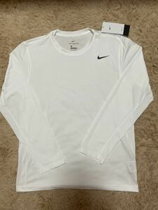 ナイキ Nike Dri-FIT メンズ ロングスリーブ Tシャツ　ホワイトL
