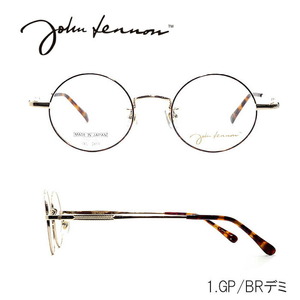 【度付レンズ込】ジョンレノン JOHN LENNON JL-1084-1GP/BRデミ 丸メガネ 眼鏡 メガネ 日本製 国産
