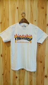 スラッシャー（THRASHER）・スケーター系Ｔシャツ・新品・入荷・Ｍサイズ・白・激安超特価・⑥