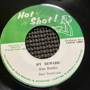 ‘74// Ken Boothe - My Reward // ケンブース節