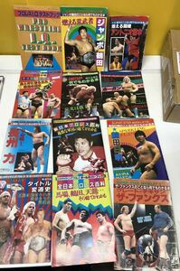  全日本プロレス　 プロレス本 ジャイアント馬場 ジャンボ鶴田 アントニオ猪木　長州力　ハルクホーガン　天竜　前田明　希少　中古品