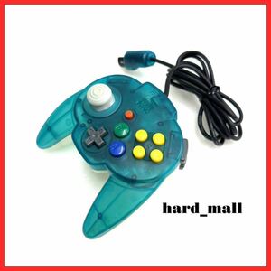 【美品】HORI　ホリパッドミニ64　コントローラー　ホリパッド　NINTENDO64　ニンテンドー64　任天堂64　N64　ホリ　オーシャンブルー