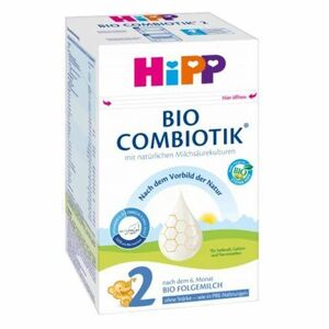 HIPP ヒップ 粉ミルク ビオ コンビオティック デンプンなし ステップ2 (6ヶ月から) 600g